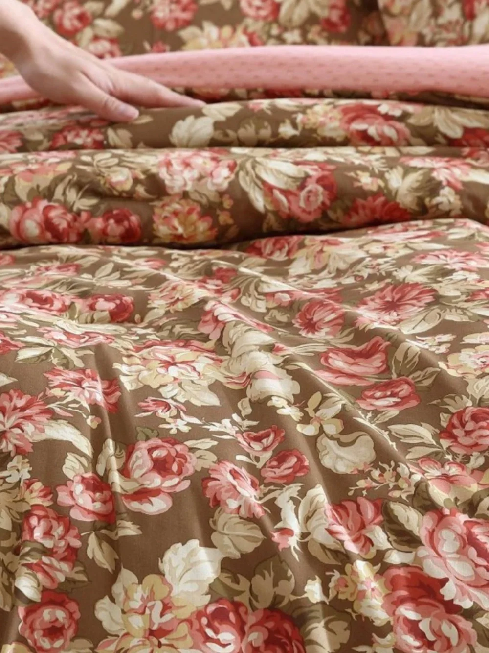 LAURA ASHLEY NEW Bloomsbury 100% cotton Comforter Set -full/queen